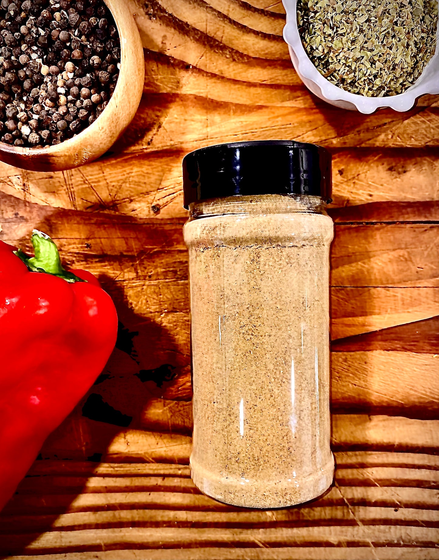 Ajo chilote gigante en polvo en especiero de 300g